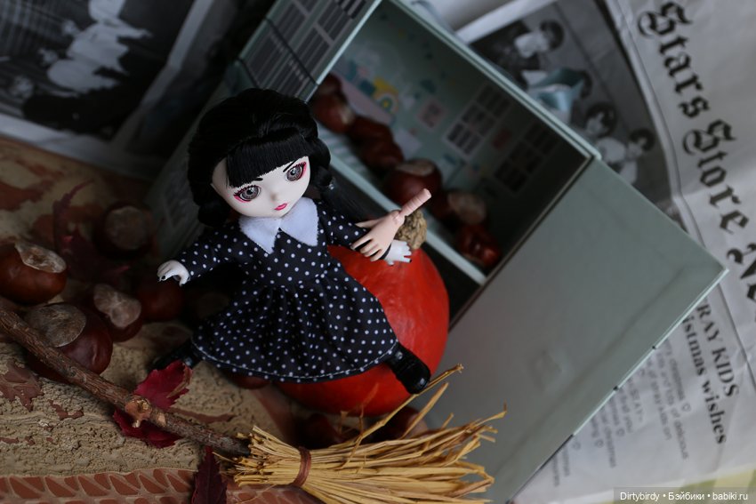 Венсдей и уборка — Куклы Baboliy (Баболи (фото 9)