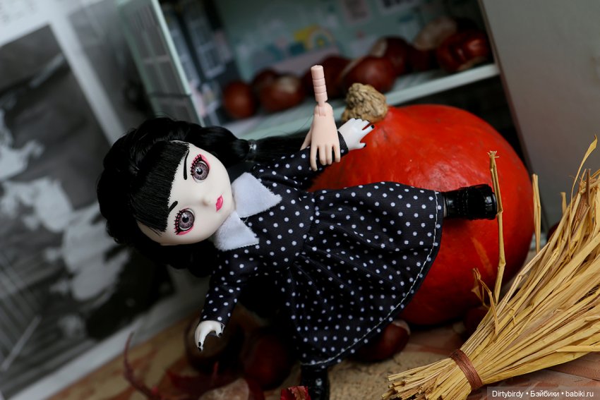 Венсдей и уборка — Куклы Baboliy (Баболи (фото 10)