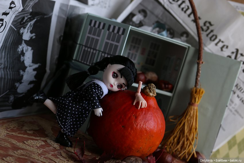 Венсдей и уборка — Куклы Baboliy (Баболи (фото 5)