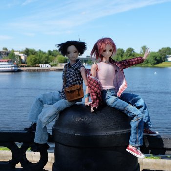 Романтика больших дорог с Ёнджуном и Ань Чже. Часть 2. Из далека долго течет река Волга