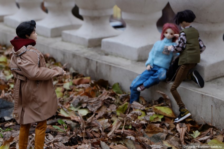 Новое хобби Ёнджуна или просто фотосессия очередных осенних шмоточек🍁🍂🕸