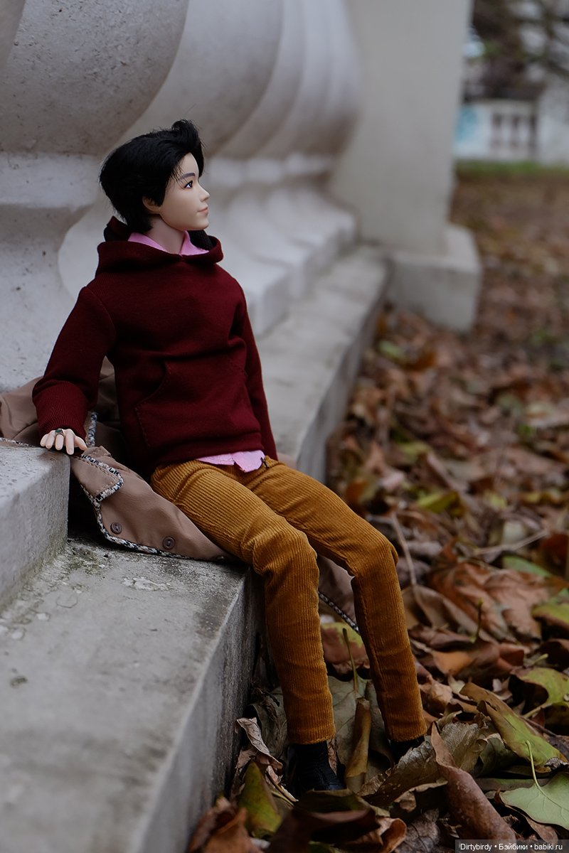 Новое хобби Ёнджуна или просто фотосессия очередных осенних шмоточек🍁🍂🕸