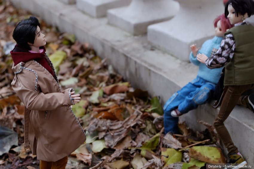 Новое хобби Ёнджуна или просто фотосессия очередных осенних шмоточек🍁🍂🕸