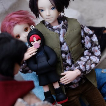 Новое хобби Ёнджуна или просто фотосессия очередных осенних шмоточек🍁🍂🕸