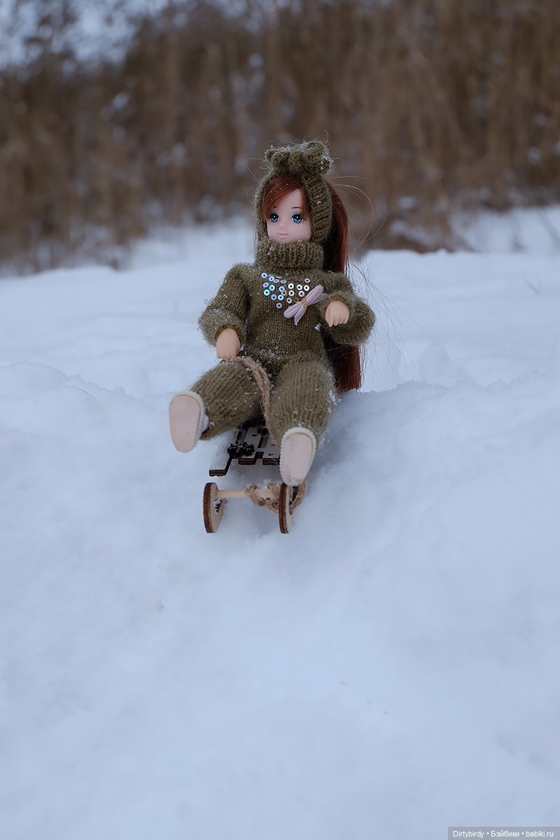 А я что - а я ничего! Ким Мари и её первая зимняя прогулка (фото 9)