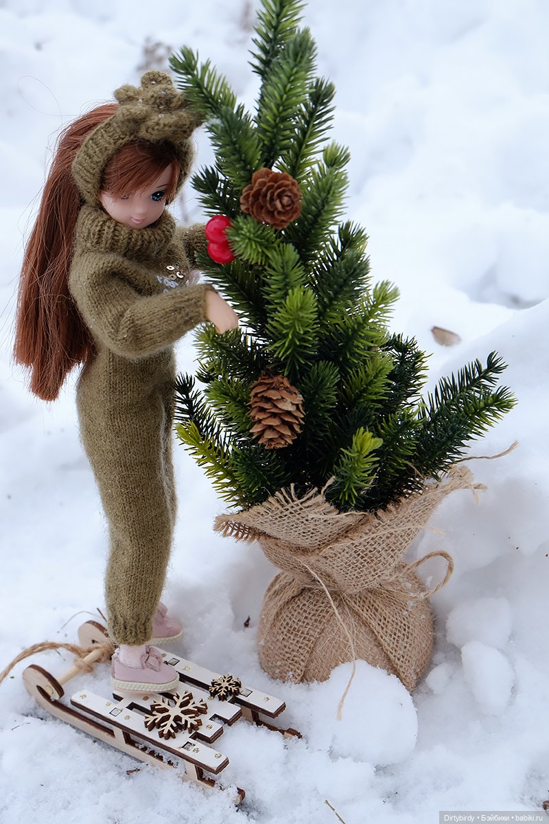 А я что - а я ничего! Ким Мари и её первая зимняя прогулка (фото 5)