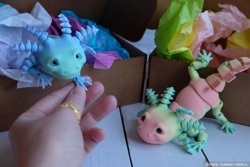 Штучки с ручкой💙💚💛Аксолотли (фото 6)