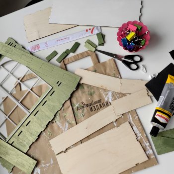 Там где идёт строительство или подвешен груз или Как я собирала уголок с окном.