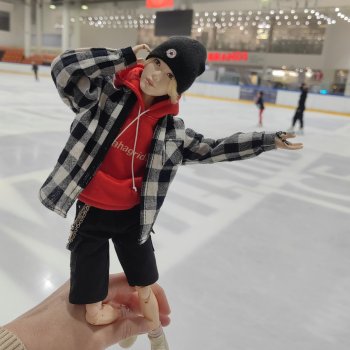 ⛸️⛸️ На каток с Феликсом Обитсу ⛸️⛸️