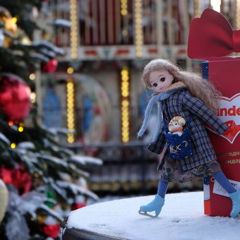 С Ликкусей на новогодней ярмарке🎠🎪🍬🎄