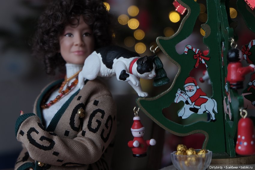 Скучать не приходится 😸🎄 — Куклы Barbie (Барби): Looks (фото 10)