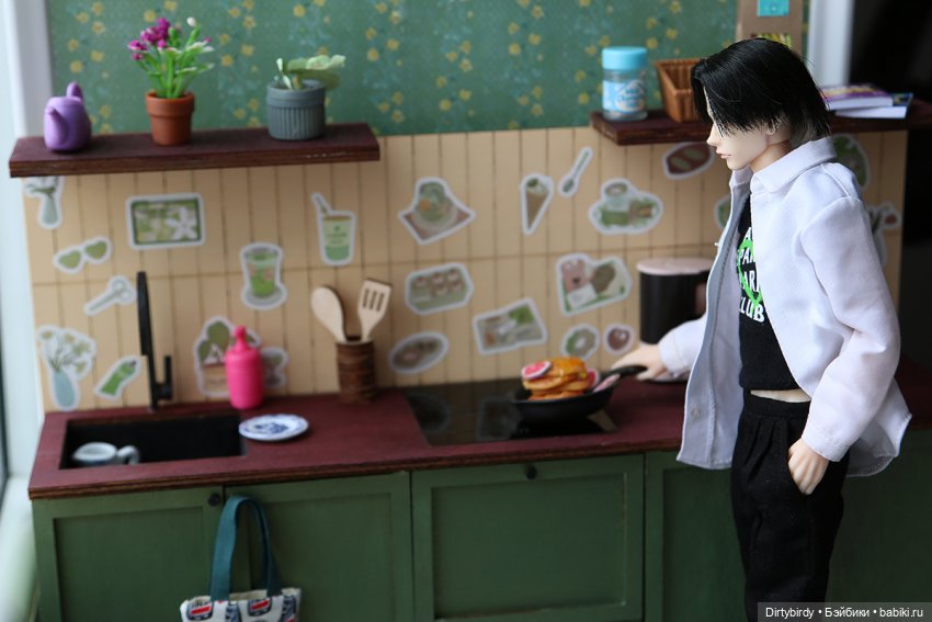 Посуду помой, брат — Куклы Momoko и Ruruko (Petworks