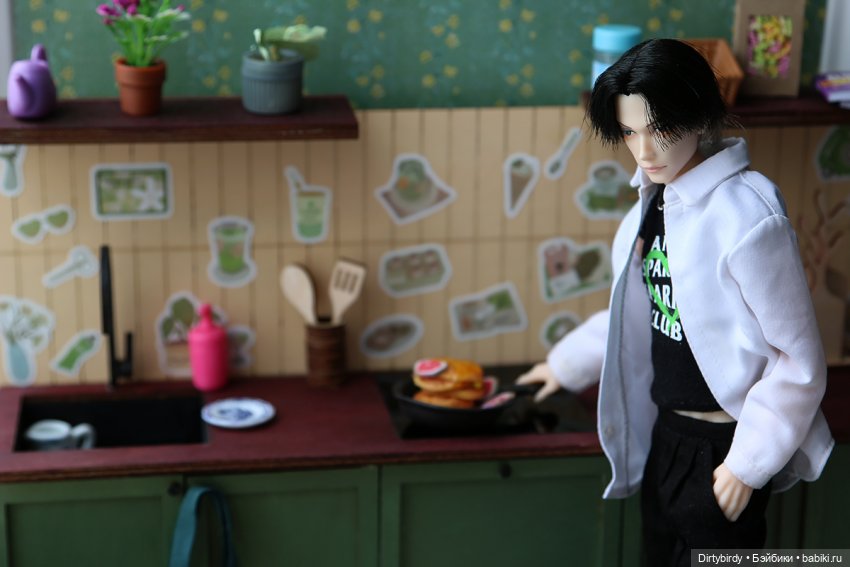 Посуду помой, брат — Куклы Momoko и Ruruko (Petworks