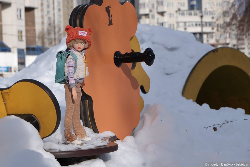 Измеряем февральские сугробы с мини Феликсом (фото 10)