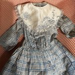 Антикварное кукольное платье