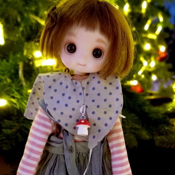 Когда берёшь с собой куклу просто так 😊