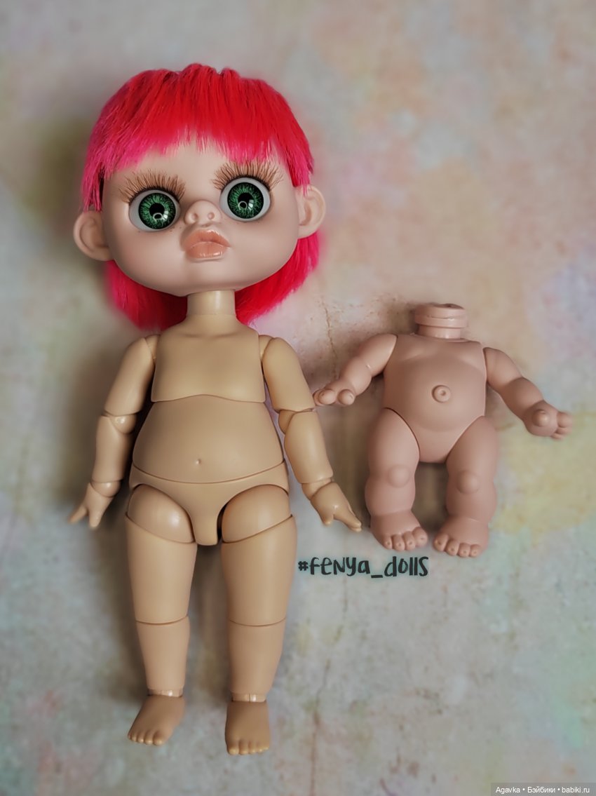 Вторая часть. Гибрид головушек и тела Ymy Big fat pear body