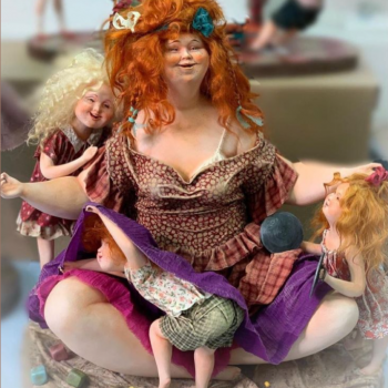 Позитивные куклы АняМаня из папье маше