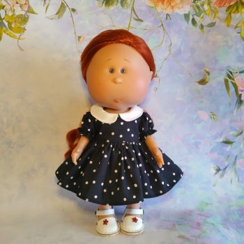 Платье в горошек