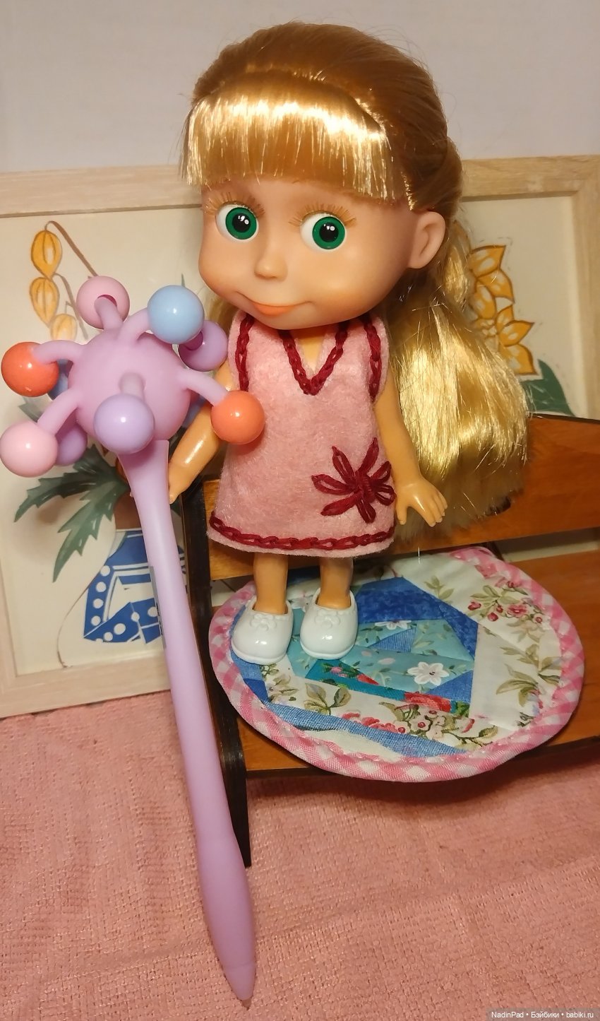 Маша и смешная ручка — Куклы Маша и Медведь (Simba): Маша в кармашке (фото 8)