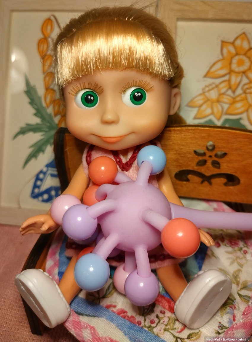 Маша и смешная ручка — Куклы Маша и Медведь (Simba): Маша в кармашке (фото 6)