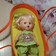 Люлька - переноска для  кукол Фейсинка