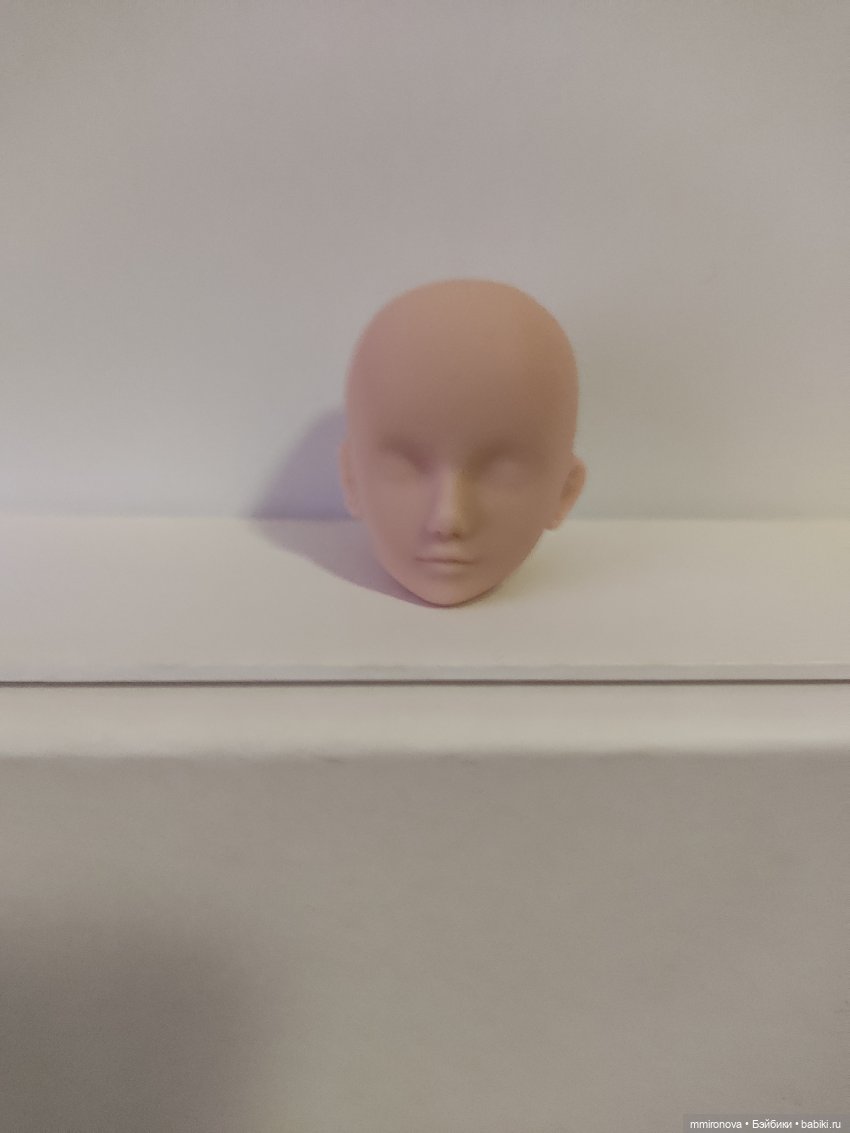 Покраска головы — Реставрация и преображение кукол: ремонт