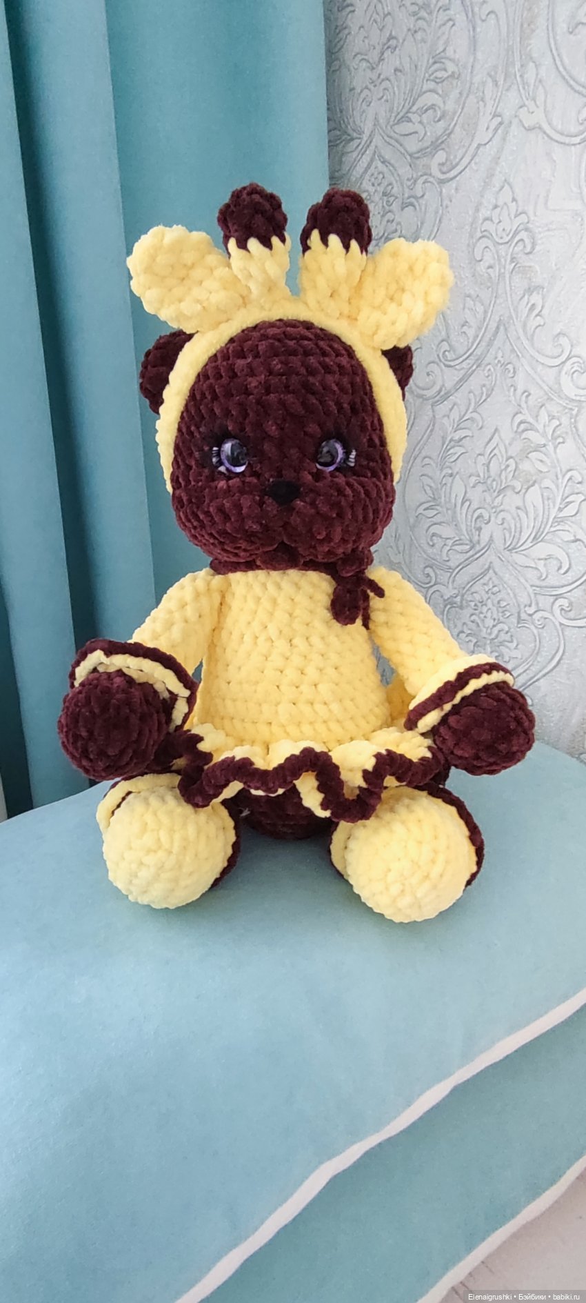 Парочка мишек — Вязаные игрушки и амигуруми: крючком (фото 2)