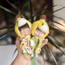 Шапочки + сумочка для ob11/бананчики