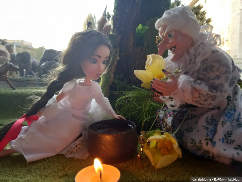 Ведьма и ее внученька — Зарисовки из кукольной жизни: фотоистории