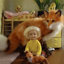 Мальчик и Лис. И грифон Ася.