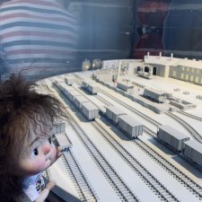 Ходили с Огурчиком в музей РЖД