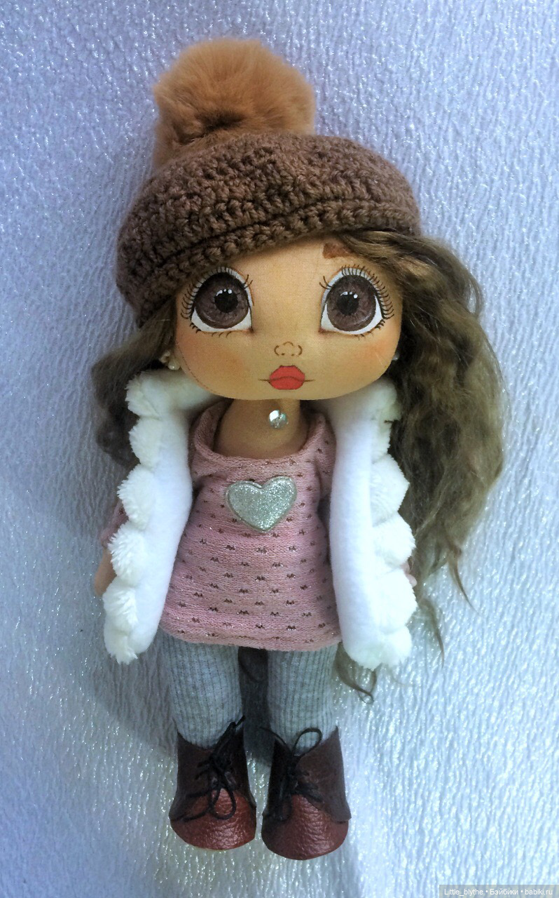 Продолжение 🤗Мои текстильки с рисованным личиком