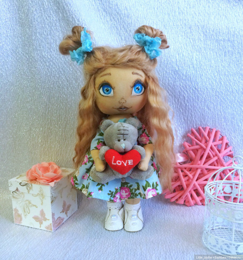 Продолжение 🤗Мои текстильки с рисованным личиком (фото 4)