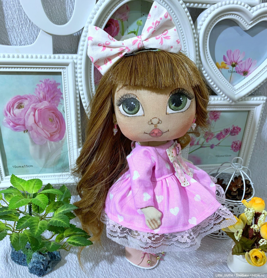 Продолжение 🤗Мои текстильки с рисованным личиком