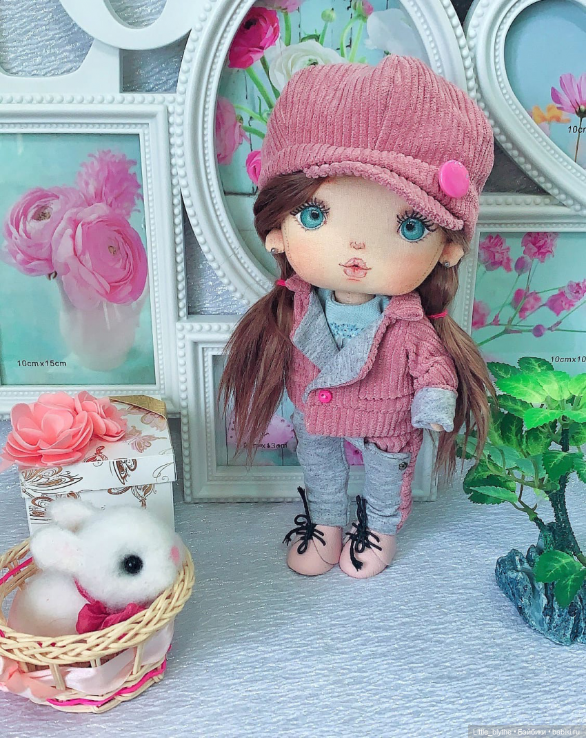 Продолжение 🤗Мои текстильки с рисованным личиком