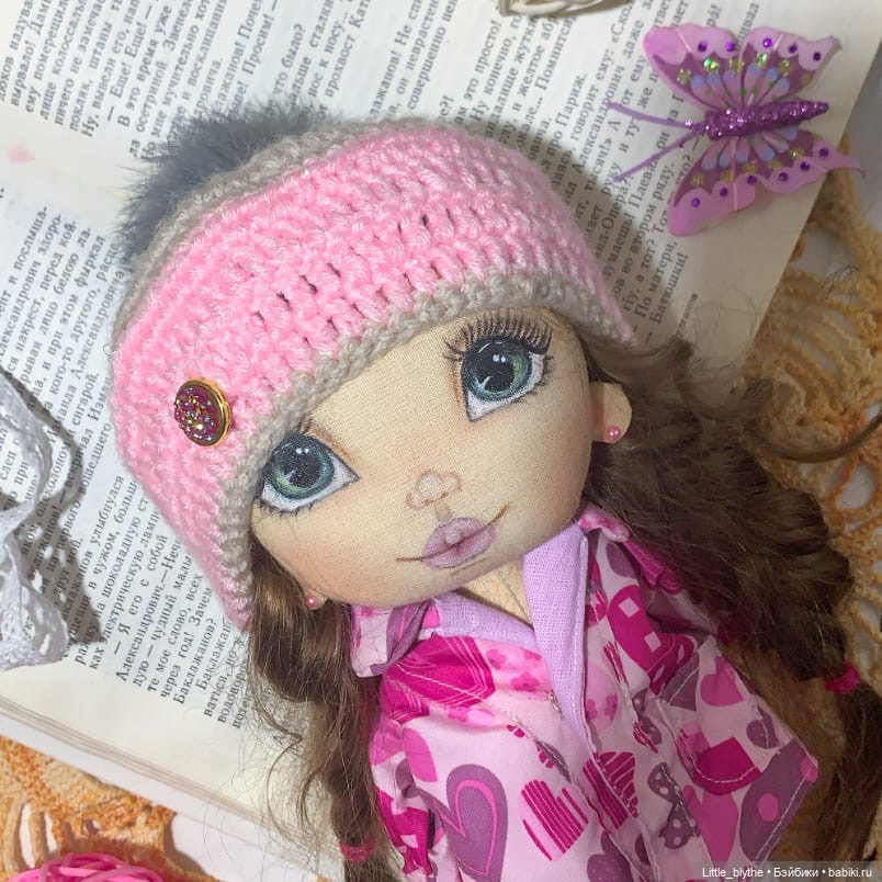 Продолжение 🤗Мои текстильки с рисованным личиком