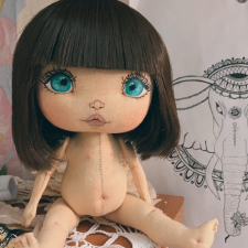 Продолжение 🤗Мои текстильки с рисованным личиком