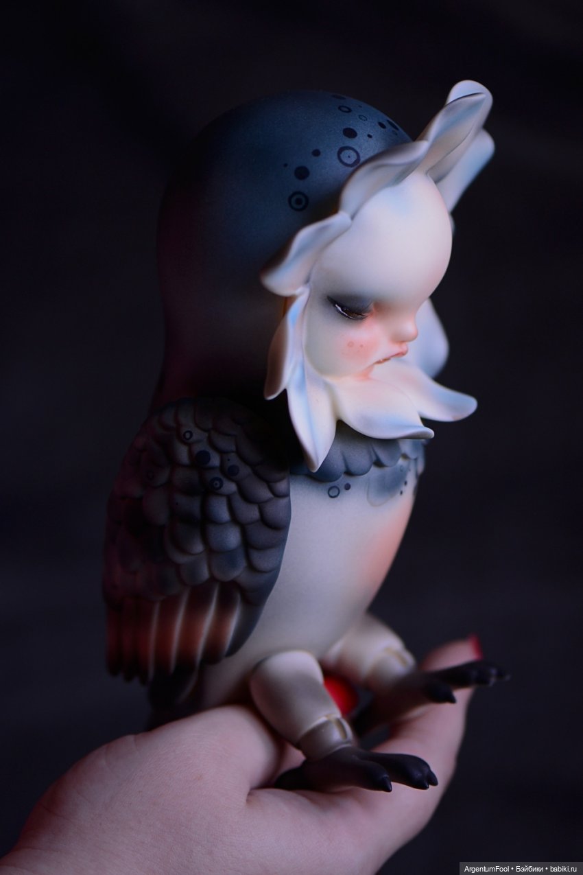 Черноглазые птицы и цветок (фото 4)