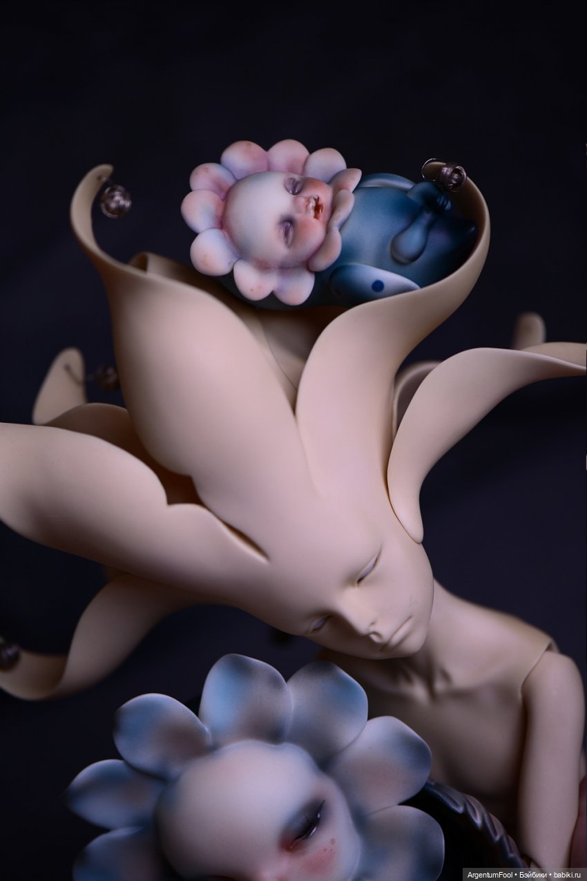 Черноглазые птицы и цветок (фото 10)