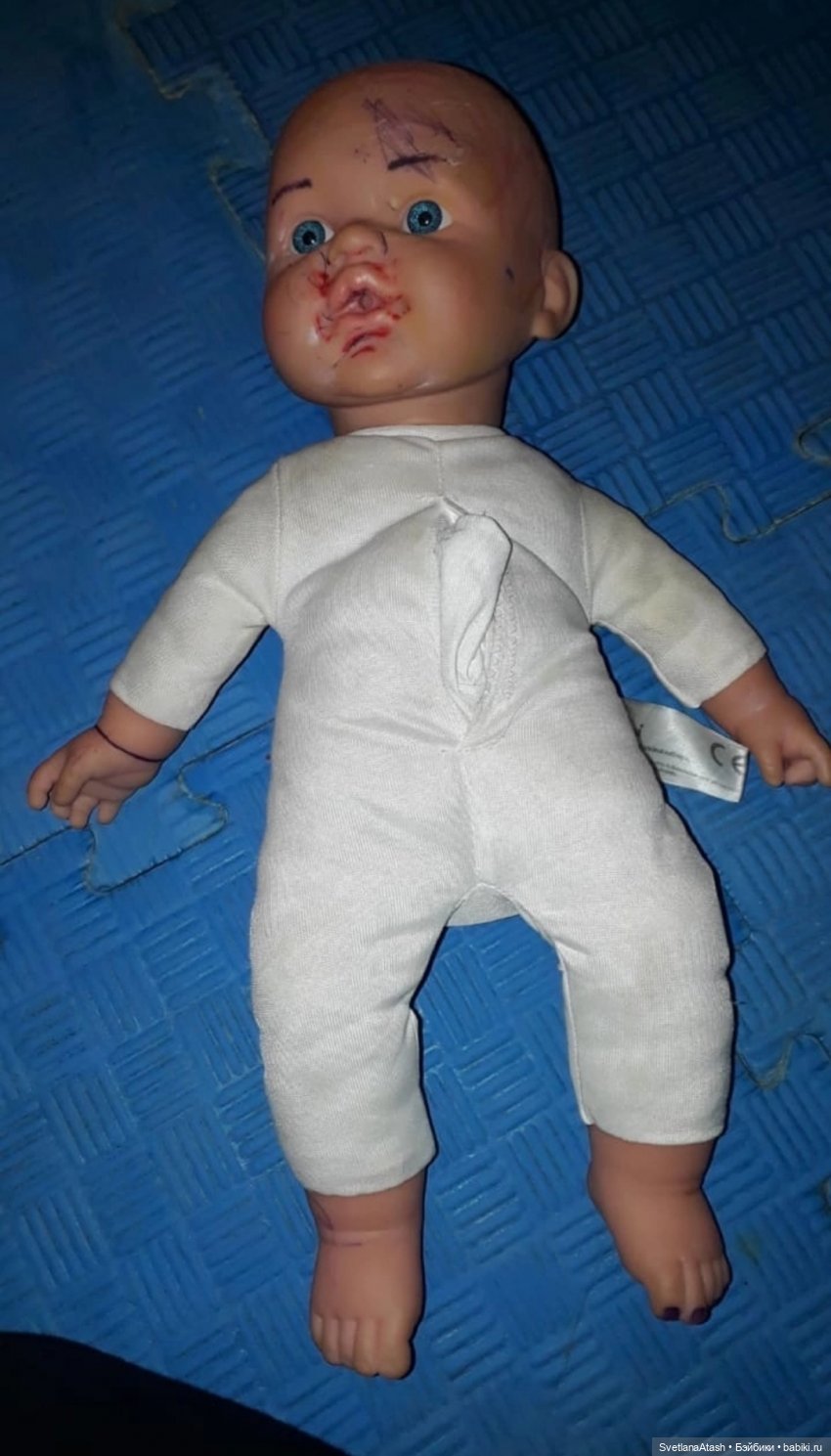 Спасение малыша — Реставрация и преображение кукол: ремонт