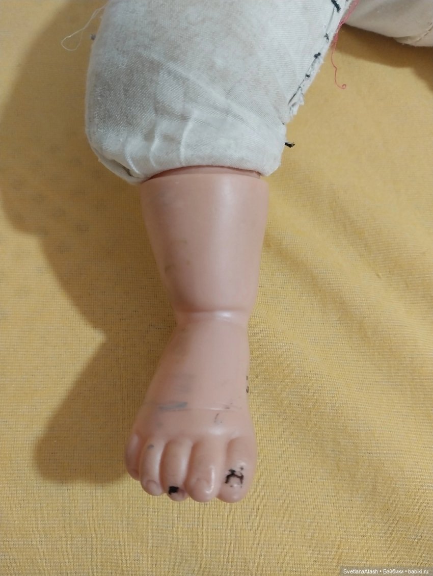 Ремонт мягконабивного пупса (плюс выкройка тела) (фото 7)