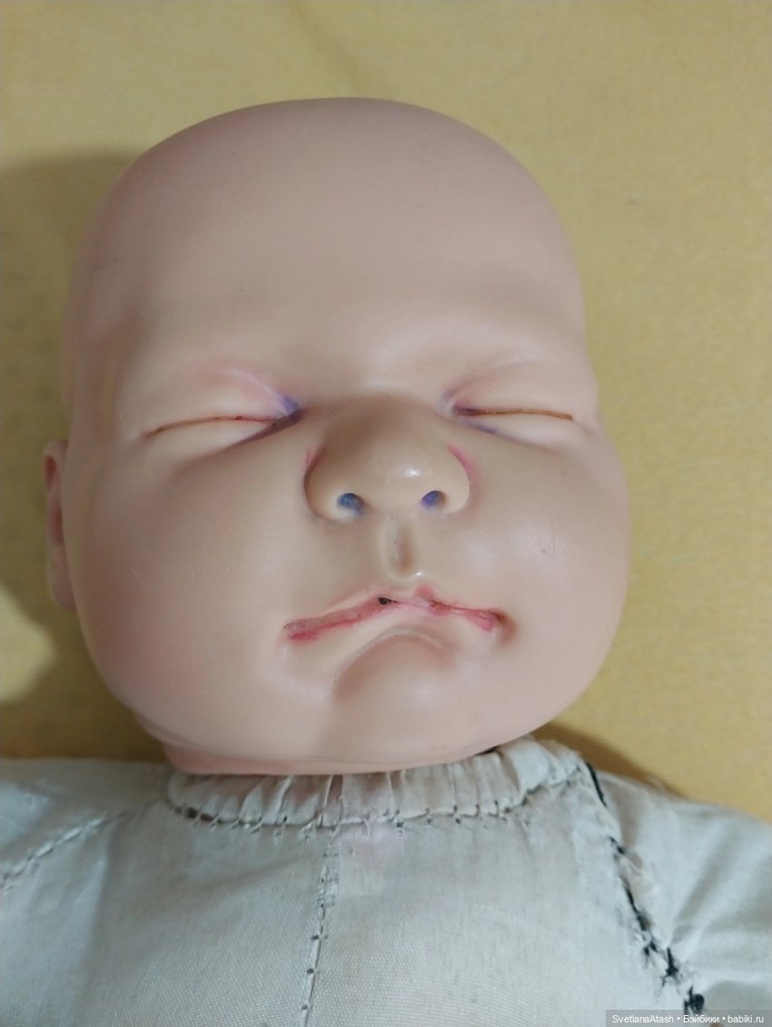 Ремонт мягконабивного пупса (плюс выкройка тела) (фото 5)