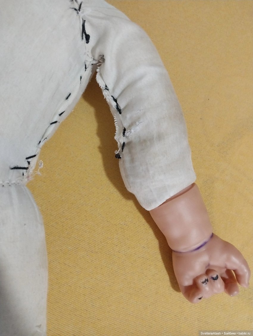 Ремонт мягконабивного пупса (плюс выкройка тела) (фото 3)