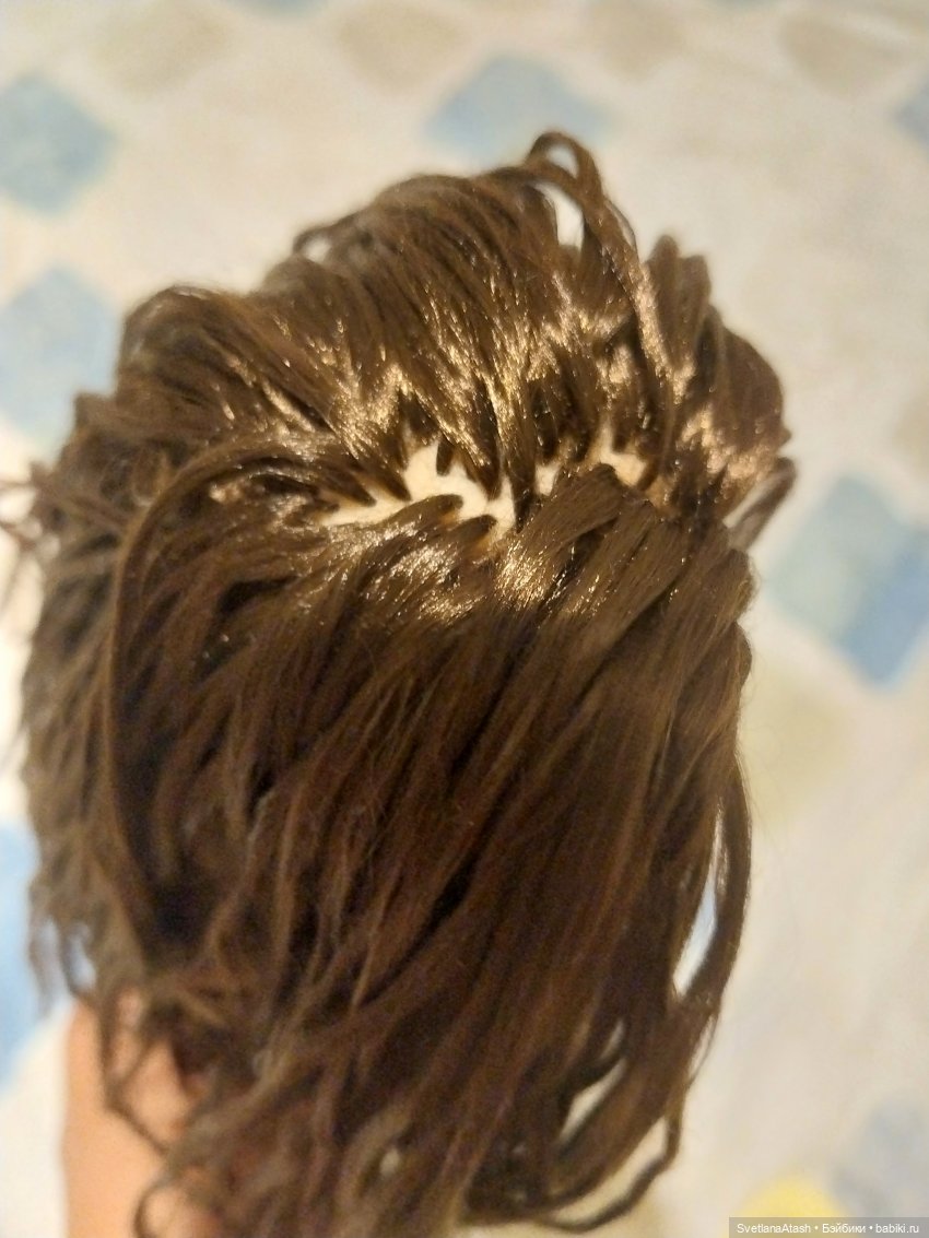 Ремонт нескольких кукол (волосы, выведение пятен, новая одежда)