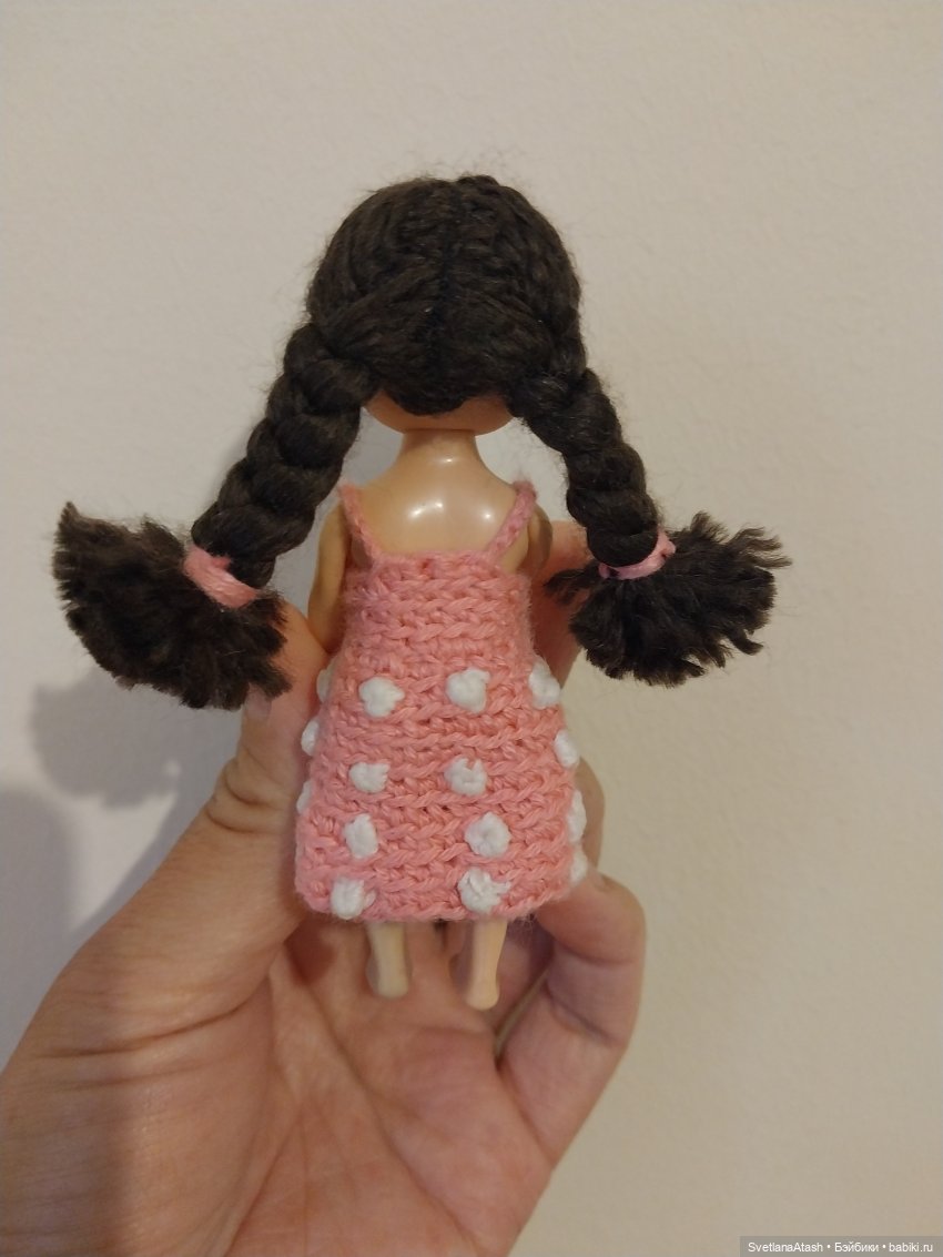 Ремонт нескольких кукол (волосы, выведение пятен, новая одежда) (фото 5)