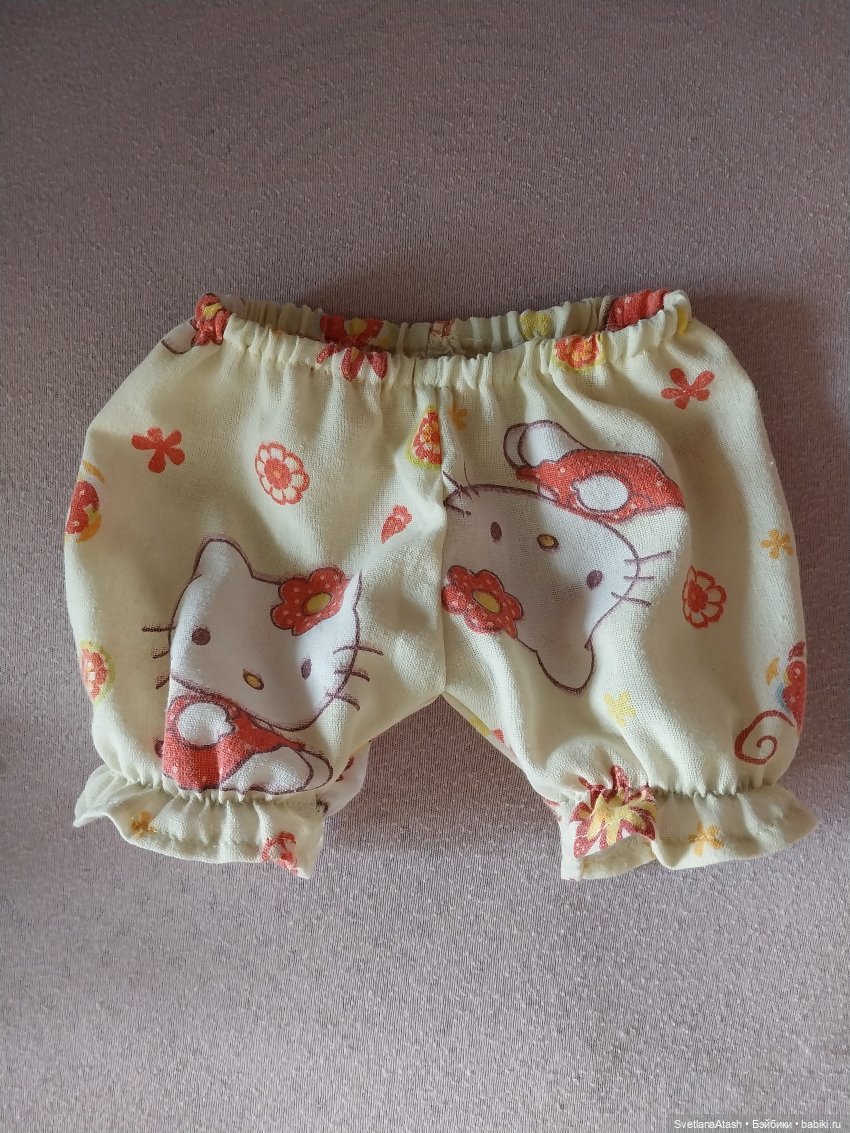 Ремонт мягконабивного пупса - выкройка тела куклы (фото 8)