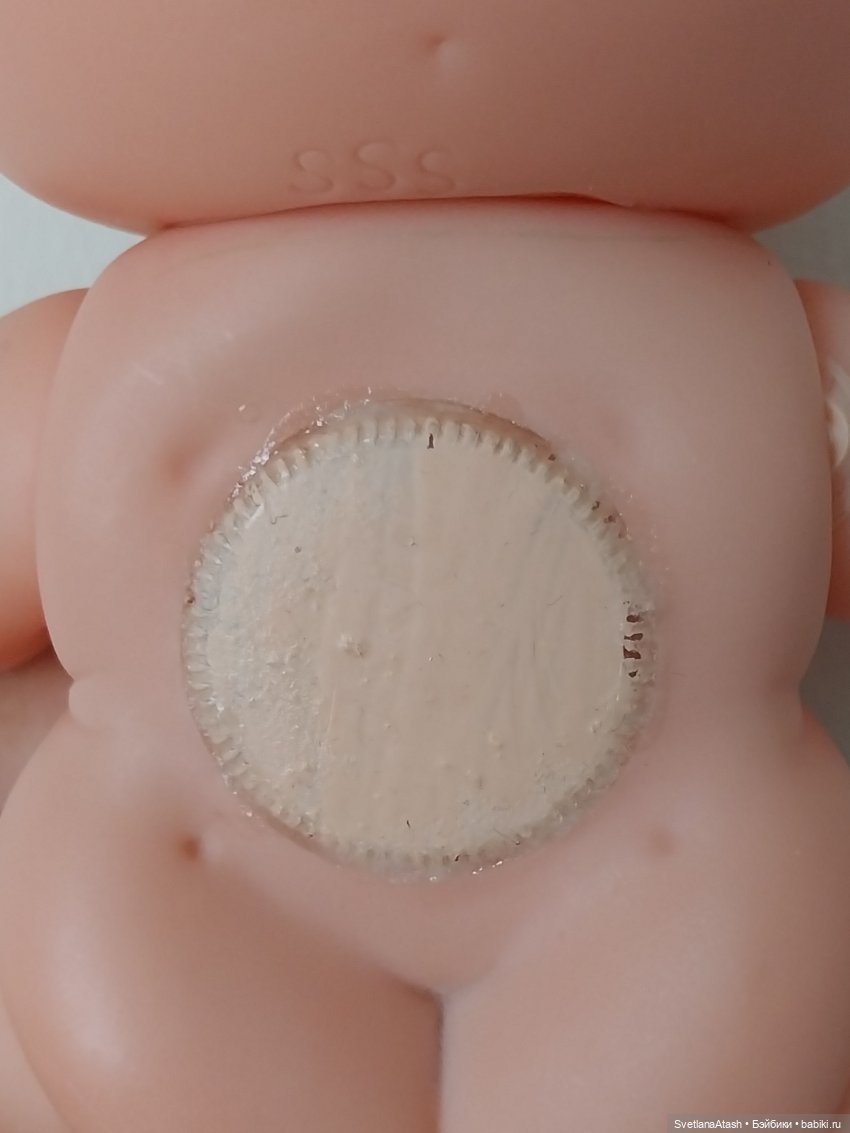 Ремонт пупсика: выведение пятен, заделка дыры от пищика (два способа) (фото 6)