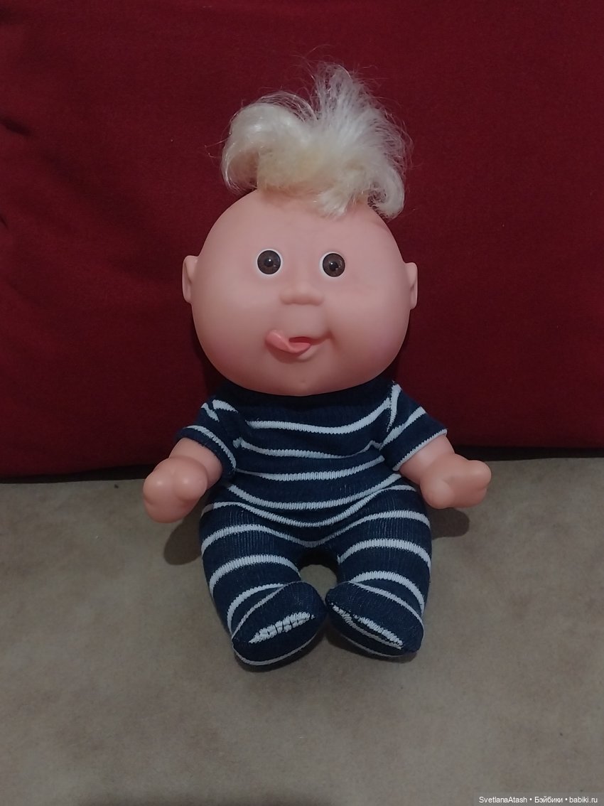 Ремонт пупсика: выведение пятен, заделка дыры от пищика (два способа)