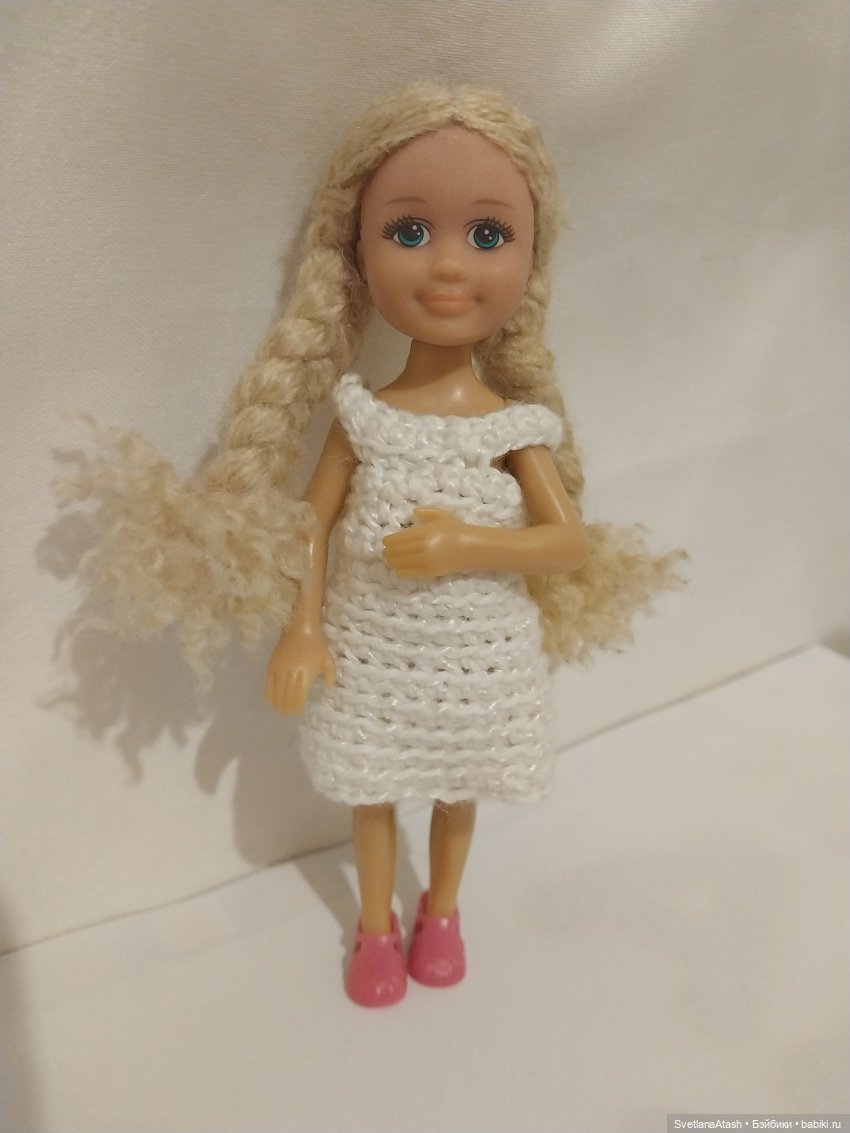Весенние простые платьишки для маленьких кукол (с МК)